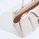 Bag Female Tout with zipper, white color