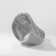 Ring Metal "Trend" spring, color silver, size 17