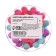 Buttons power balls pastel 50 pieces in a plastic box