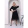 Women's dress, size 44, black color