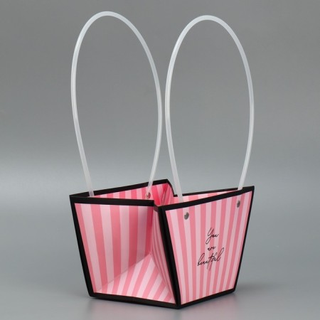 Package for flowers "Tenderness", 20 x 12 x 20 cm-2