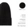 Women's hat Minaku "Truffel" Color Black, size 54-56