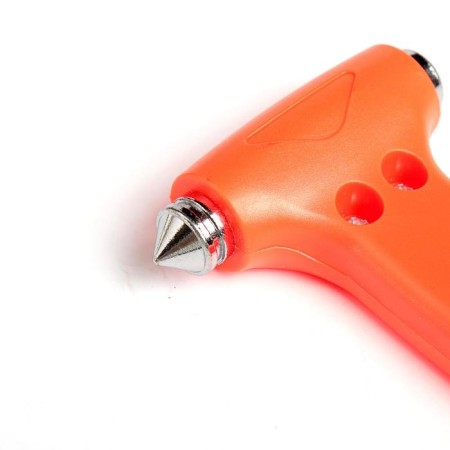 Emergency hammer with a belt knife, 7 × 12.5 cm-1