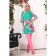 Women's tunic, size 46, green color