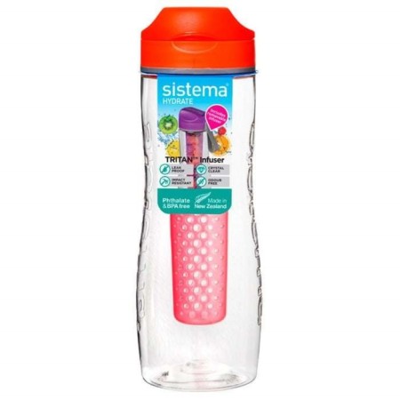 Water bottle of Sistema, Tritan, 800 ml, color mix-1