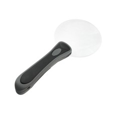 Lupa with a handle and backlight VEBER MG2B-3, 2.5X, 90 mm, LED backlight, in a case