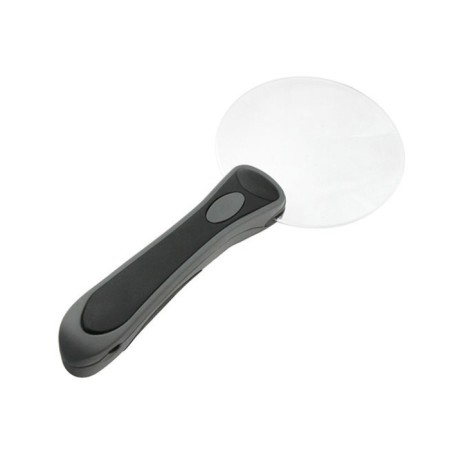 Lupa with a handle and backlight VEBER MG2B-3, 2.5X, 90 mm, LED backlight, in a case
