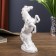 Souvenir Ceramics "Horse on the Highs" White with gold, 16x9x4.8 cm