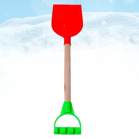 Children's spatula with a wooden handle, 41 cm, mix-5
