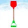 Children's spatula with a wooden handle, 41 cm, mix