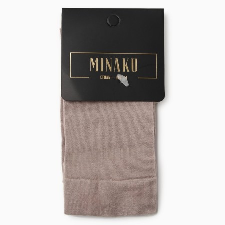 Women's socks minku, beige color, rr 36-41-2