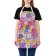 Apron kitchen with a photo print "Symphony from flowers", adjustable, size OS