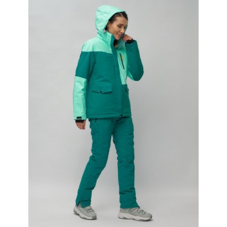 Ski costume is female, size 50, turquoise color-25