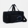 Road bag with lightning, 3 outer pockets, long belt, black/blue color