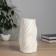 VAZA Ceramics Table "Oscar" D-8 cm, 20x10.5 cm, white