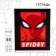 Notebook of 48 sheets in a cage, cardboard cover, spider-man