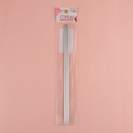 Knitting knitting needles, stimulus, with Teflon coating, D = 2 mm, 20 cm, 5 pcs-3