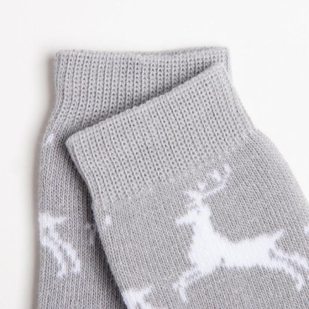 Noski children's terry, gray color, size 14-1