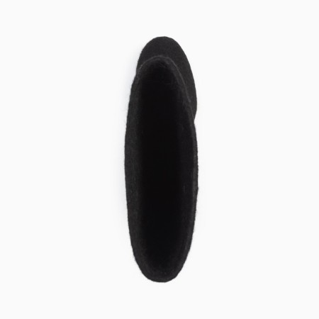 Men's boots with rubber sole, black color, size 43-3