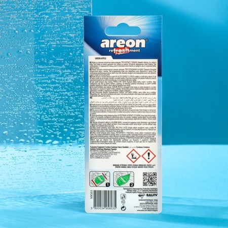 Areon Refreshment Mon Classic flavor, on a mirror, aroma green apple 47443a-1