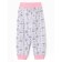 Railway with an open leg children's "bunnies", white/pink color, height 68