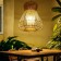 Lamp ceiling from the rattan "Hart" 1x120W, E27, 40x40x50 cm