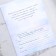 A wedding invitation in the craft envelope "Blue"