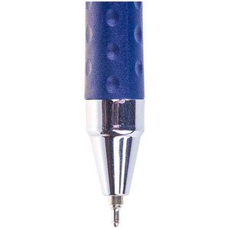 Ballic handle Silk Touch 2000, node 0.7 mm, blue ink, needle rod, flu-2