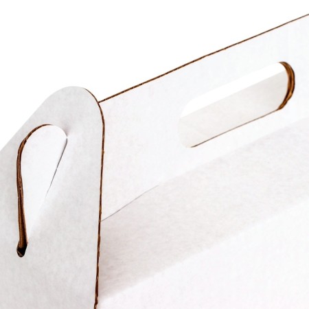 Confectionery packaging "Roulet", white, 30 x 12 x 9 cm-2