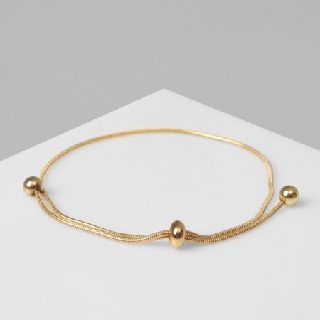 Bracelet "Puff" sophisticated, color gold-2