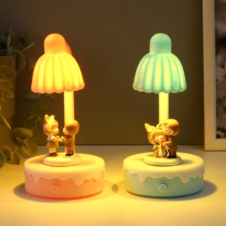 Souvenir plastic light "Baby gives heart" mix 8x8x16 cm-1
