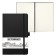 Sketchmarker sketchbook, 130 x 210 mm, 80 sheets, solid cover of artificial leather, black, block 140 g/m2