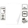 Notepad for flipchart Calligrata, 67.5 x 98 cm, 20 sheets, 80 g/m2, white 92%, white