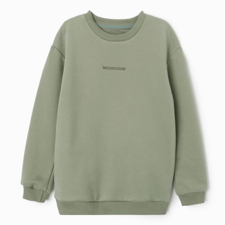 Sweatshirt for a boy, khaki color, height 128 cm