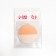 Makeup sponge, d = 5.5 cm, white/beige color