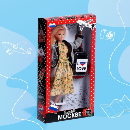 Carbonnic model “Zlata in Moscow” with accessories, a series around the world-3