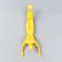Souvenir Polystone "Free fall" yellow 30x12x9 cm