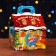 Gift box "New Year's watercolor" 12 x 12 x 16.8 cm