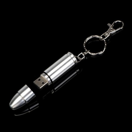 Flash drive E 297 S "bullet", 16 GB, USB2.0, th he is up to 25 MB/s, PBU up to 15 Mb/s, silver-2