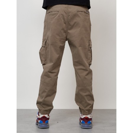 Cargo jeans men, size 44-46, beige color-7