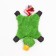 Textile toy "Cosmatian duck", 32 x 19 cm, green