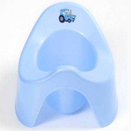 Pot children's "Tractor", blue color-1