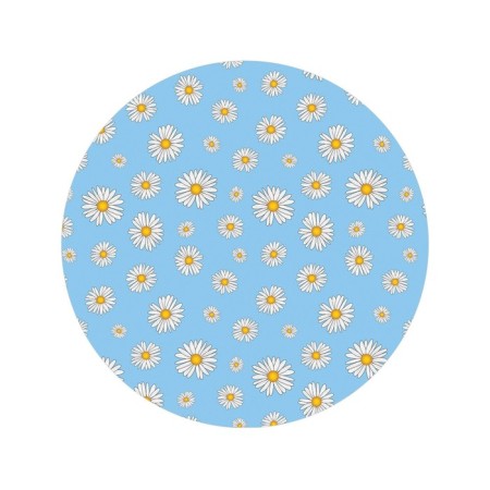 Pareo and beach rug "Field chamomiles", d = 150 cm-1