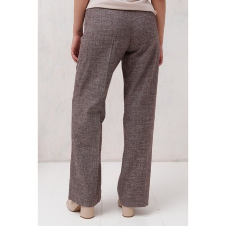 Women's pants, size 42, brown color 60619-5