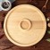 Menzhitsa Wooden "Slavyanskaya", 35 cm, with a cutting board and a saucer, an array of ash