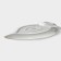 Porcelain dish with magistro sauce "Classic. Sheet ", 33.5 × 20 cm, white color