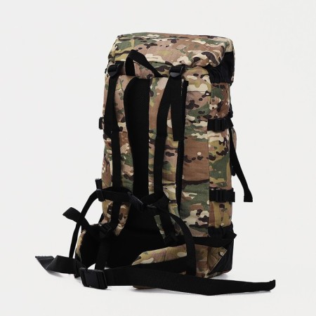 Tourist backpack, 40 l, lightning department, 3 outer pockets, huntsman, camouflage color-1