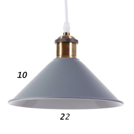 Lamp Bayerlux 1244/1gy E27 40W gray 22x22x8.5-108 cm-3