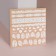 Nail stickers "lace", voluminous, white color