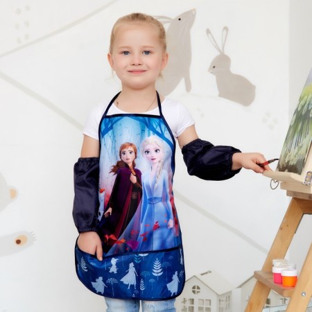 Apron with sleevens Children's "Cold Heart", 49x39 cm-2